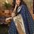 navy_blue woven design zari paithani saree