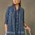 women printed regular cotton kurta with trousers & with dupatta