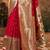 red woven design zari paithani saree