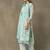 women floral printed regular cotton kurta with trousers & with dupatta