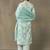 women floral printed regular cotton kurta with trousers & with dupatta