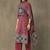women ethnic motifs printed regular cotton kurta with trousers & with dupatta