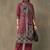 women ethnic motifs printed regular cotton kurta with trousers & with dupatta