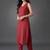 women regular kurta with trousers