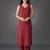 women regular kurta with trousers