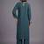 women ethnic motifs embroidered regular thread work kurta with palazzos