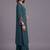 women ethnic motifs embroidered regular thread work kurta with palazzos