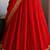 Red Viscose Georgette Zari Weaving Border With all over Lining with Sequence Lehenga Choli with Dupatta
