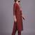 women ethnic motifs embroidered regular thread work kurta with trousers & dupatta