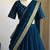 Rama Viscose Georgette Zari Weaving Border With all over Lining with Sequence Lehenga Choli with Dupatta