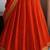 Orange Viscose Georgette Zari Weaving Border With all over Lining with Sequence Lehenga Choli with Dupatta