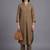 women regular kurta with trousers