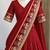 Red Viscose Zari Weaving Border Lehenga Choli with Dupatta- full stitched free size