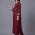 women ethnic motifs embroidered regular thread work kurta with trousers