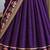Purple Viscose Zari Weaving Border Lehenga Choli with Dupatta- full stitched free size