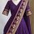 Purple Viscose Zari Weaving Border Lehenga Choli with Dupatta- full stitched free size