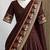 Brown Viscose Zari Weaving Border Lehenga Choli with Dupatta- full stitched free size