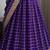 Wine Viscose Georgette Zari Weaving Border Lehenga Choli with Dupatta- full stitched free size