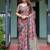 grey paisley pure cotton saree