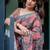 grey paisley pure cotton saree