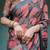grey paisley pure cotton saree