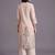 women ethnic motifs printed regular kurta with palazzos