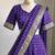 Purple Viscose Georgette Zari Weaving Border Lehenga Choli with Dupatta- full stitched free size