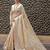 cream cream & gold woven design zari banarasi saree