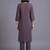 women ethnic motifs embroidered regular thread work kurta with trousers