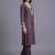 women ethnic motifs embroidered regular thread work kurta with trousers