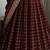 Maroon Viscose Georgette Zari Weaving Border Lehenga Choli with Dupatta- full stitched free size