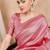pink woven design zari kanjeevaram saree