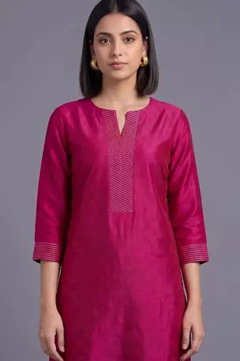 women ethnic motifs regular kurta with trousers & with dupatta