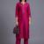 women ethnic motifs regular kurta with trousers & with dupatta