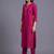 women ethnic motifs regular kurta with trousers & with dupatta
