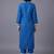 women ethnic motifs embroidered regular thread work kurta with trousers