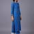 women ethnic motifs embroidered regular thread work kurta with trousers
