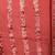 red red striped sequinned saree