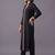 women colourblocked regular kurta with trousers