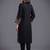 women ethnic motifs embroidered regular thread work cotton kurta with trousers