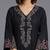 women ethnic motifs embroidered regular thread work cotton kurta with trousers