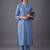 women regular kurta with trousers