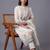 women printed regular kurta with trousers & with dupatta