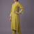 women ethnic motifs embroidered regular thread work kurta with trousers