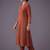 women embroidered regular thread work kurta with trousers
