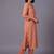 women ethnic motifs embroidered regular thread work kurta with trousers