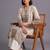 women ethnic motifs printed regular kurta with palazzos