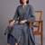 women printed regular kurta with palazzos & with dupatta