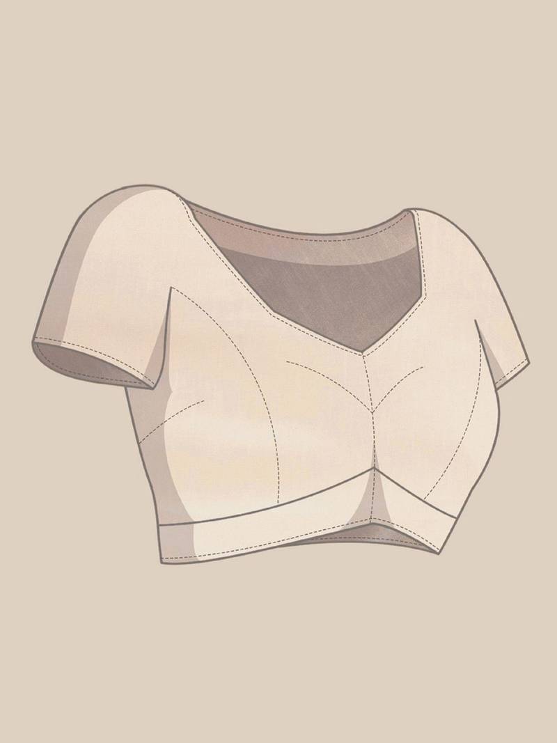 white woven design saree
