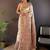 white ethnic motifs zari pashmina designer saree